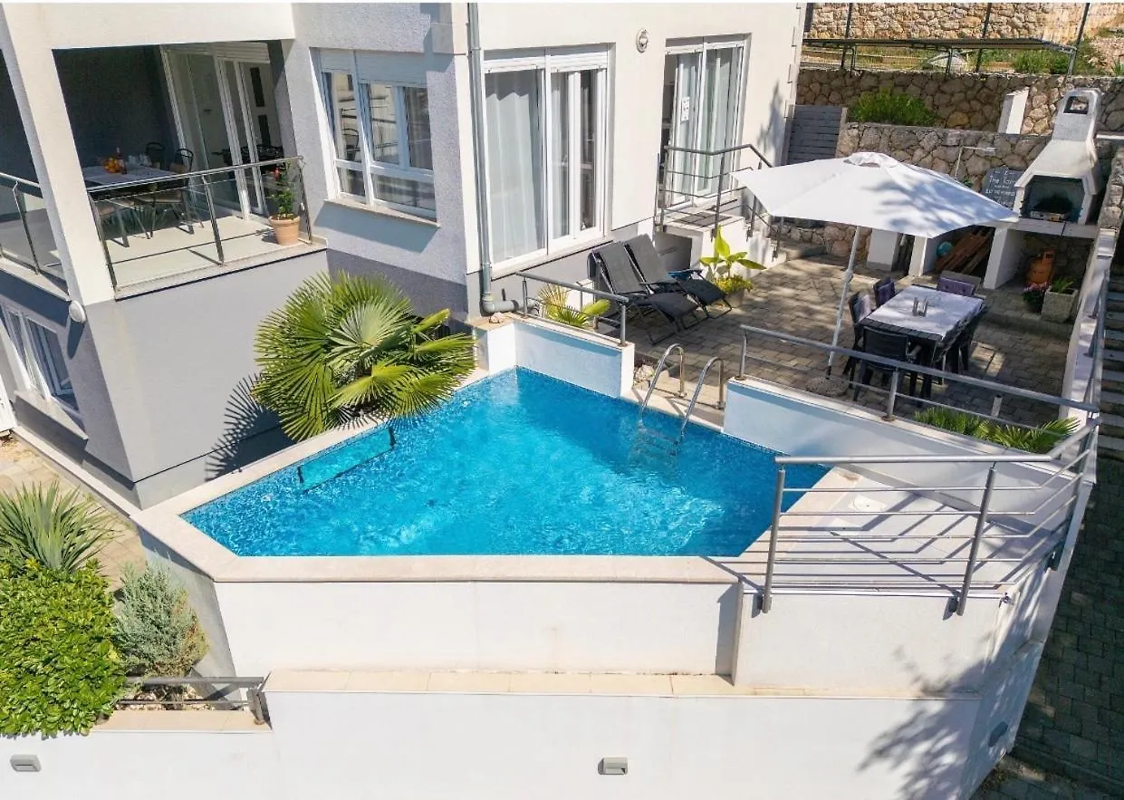 Apartment Sasso Bianco With The Private Pool Njivice